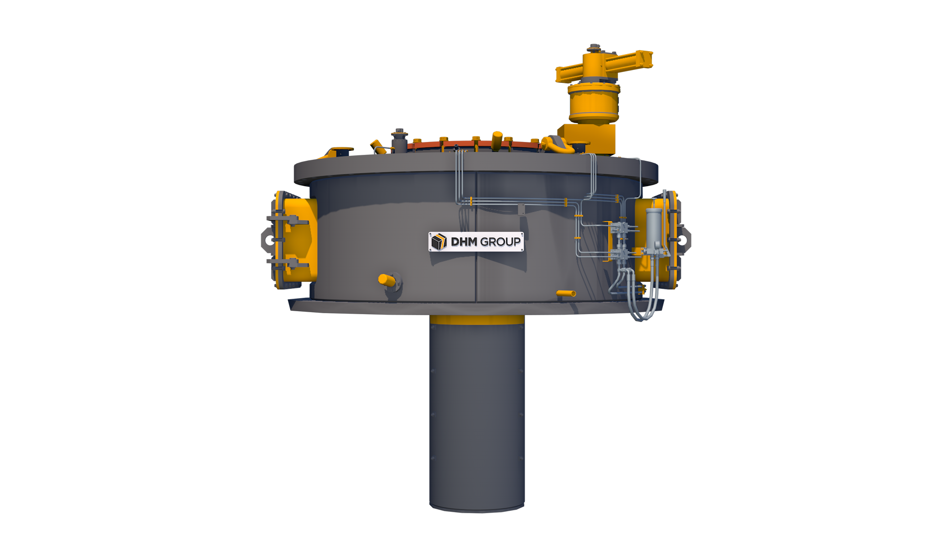 Hydraulic charging unit