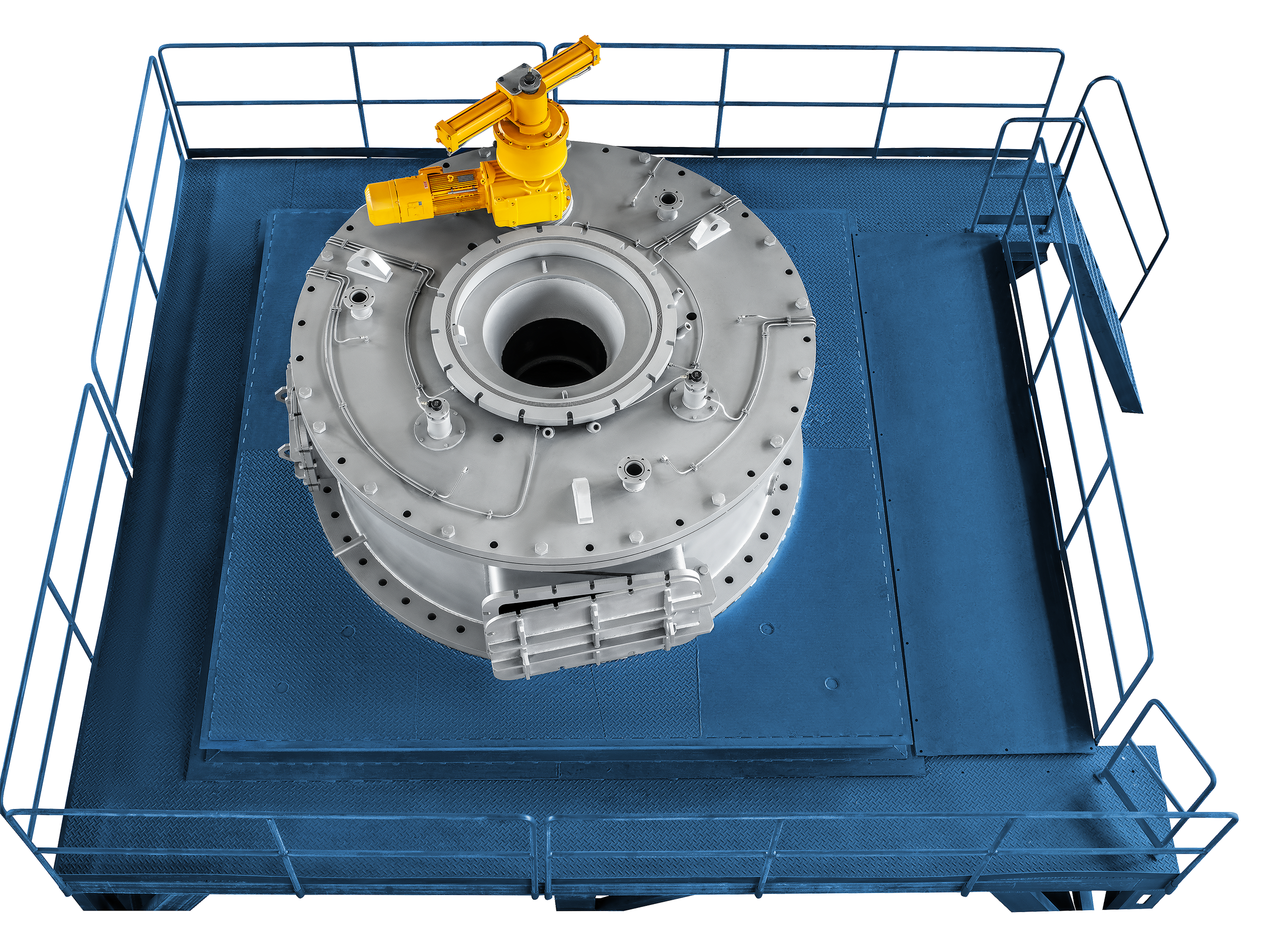 Hydraulic charging unit